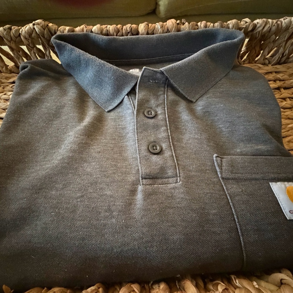 Carhartt Charcoal Polo Shirt